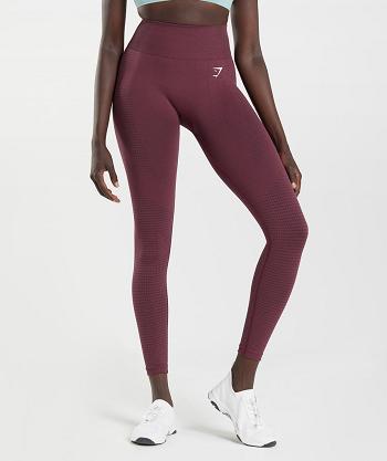 Leggins Gymshark Vital Seamless 2.0 Mujer Burdeos | CO 2835AHK